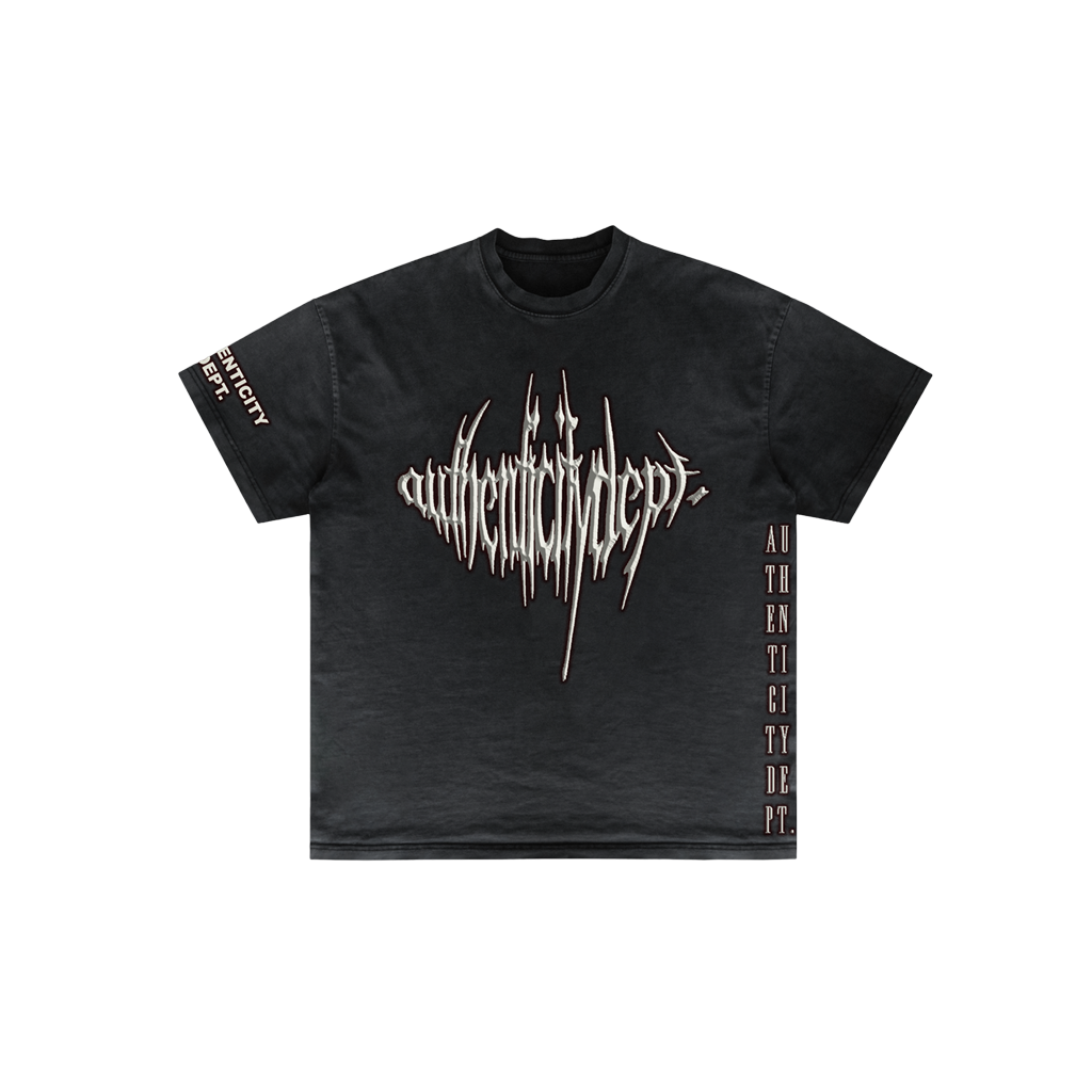 BLACK WASHED TEE